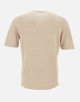 T-shirt in lino e cotone 57140 18637109 GRAN SASSO 