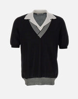 Polo con scollo a V 57145 20652099 GRAN SASSO 