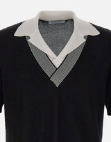 Polo con scollo a V 57145 20652099 GRAN SASSO 