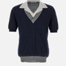 GRAN SASSO Polo con scollo a V BLUE Uomo 