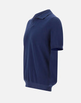 GRAN SASSO Polo in maglia di cotone BLUE Uomo 