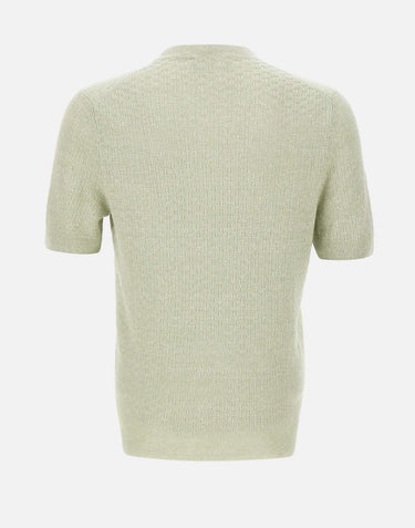 Maglia in misto lino e cotone 57169 18668410 GRAN SASSO 