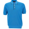 GRAN SASSO Polo a coste in cotone biologico Light Blue Uomo 