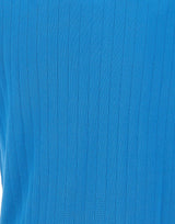 GRAN SASSO Polo a coste in cotone biologico Light Blue Uomo 