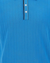 GRAN SASSO Polo a coste in cotone biologico Light Blue Uomo 