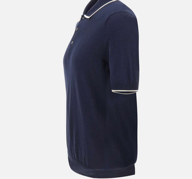 GRAN SASSO Polo con dettagli a contrasto BLUE Uomo 