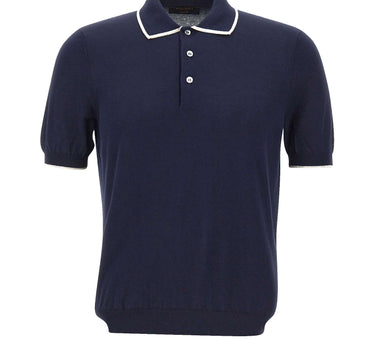 GRAN SASSO Polo con dettagli a contrasto BLUE Uomo 