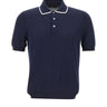 GRAN SASSO Polo con dettagli a contrasto BLUE Uomo 