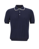 GRAN SASSO Polo con dettagli a contrasto BLUE Uomo 