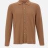 GRAN SASSO Camicia in maglia di cotone BROWN Uomo 