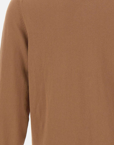 GRAN SASSO Camicia in maglia di cotone BROWN Uomo 