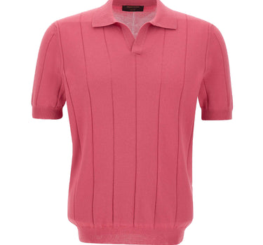 GRAN SASSO Polo "Tennis M/M Skipper" Pink Uomo 