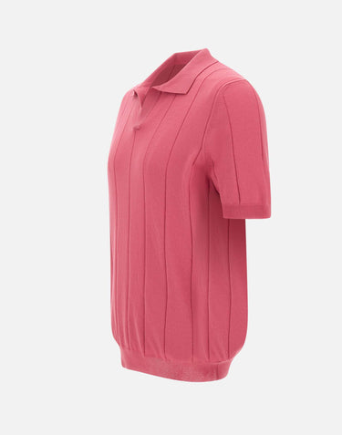 GRAN SASSO Polo "Tennis M/M Skipper" Pink Uomo 