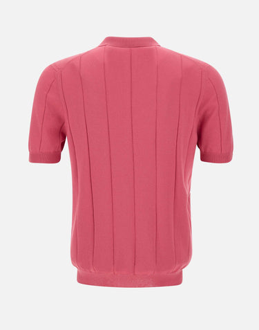GRAN SASSO Polo "Tennis M/M Skipper" Pink Uomo 