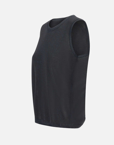 GRAN SASSO Top in maglia con lurex BLUE Donna 