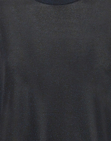 GRAN SASSO Top in maglia con lurex BLUE Donna 