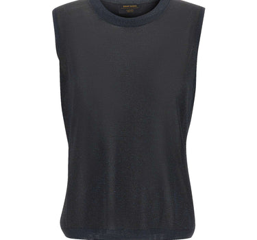 GRAN SASSO Top in maglia con lurex BLUE Donna 