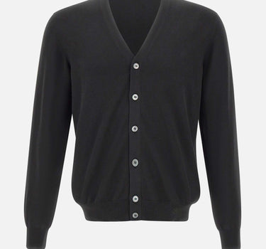 GRAN SASSO Cardigan in cotone BLACK Uomo 