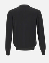 GRAN SASSO Cardigan in cotone BLACK Uomo 