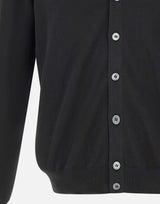 GRAN SASSO Cardigan in cotone BLACK Uomo 