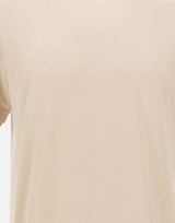 GRAN SASSO T-shirt in cotone con profili doppiati BEIGE Uomo 