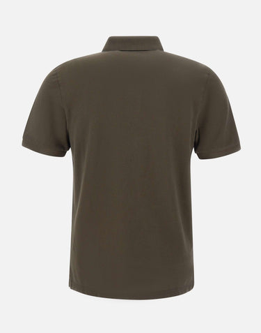 GRAN SASSO Polo in cotone vintage BROWN Uomo 