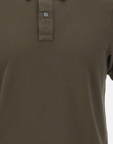 GRAN SASSO Polo in cotone vintage BROWN Uomo 