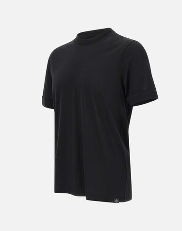GRAN SASSO T-shirt in lana BLACK Uomo 