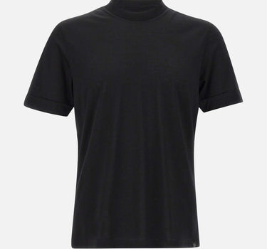 GRAN SASSO T-shirt in lana BLACK Uomo 