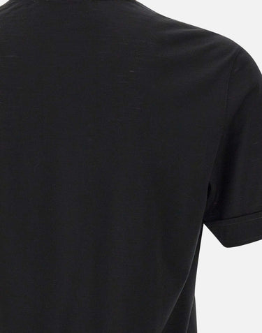 GRAN SASSO T-shirt in lana BLACK Uomo 
