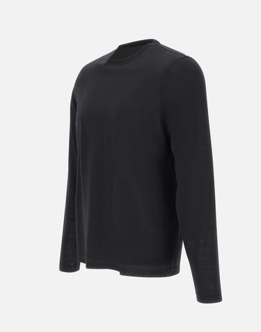 GRAN SASSO Maglia in lana BLACK Uomo 