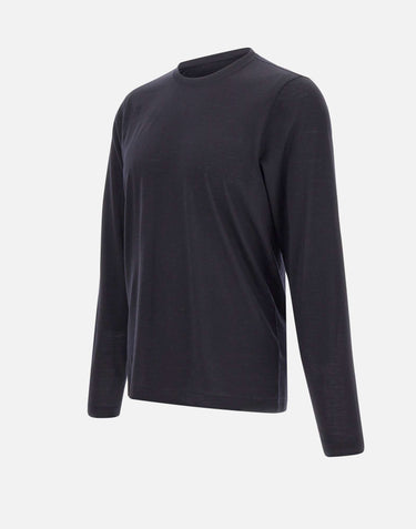 GRAN SASSO Maglia in fresco lana BLUE Uomo 