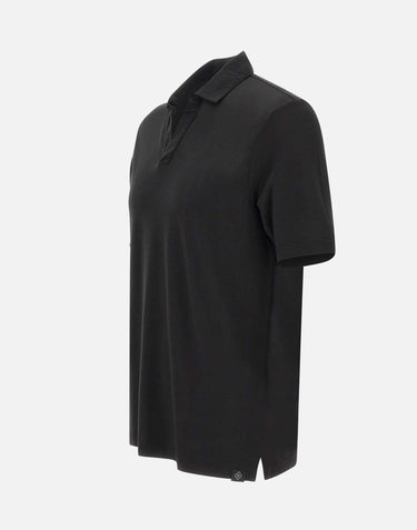 GRAN SASSO Polo skipper in cotone BLACK Uomo 