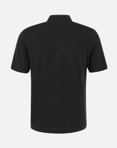 GRAN SASSO Polo skipper in cotone BLACK Uomo 