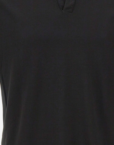GRAN SASSO Polo skipper in cotone BLACK Uomo 