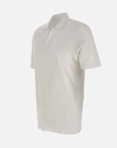 Polo in lino 60160 96803250 GRAN SASSO 