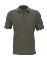Polo in lino 60160 96803410 GRAN SASSO 