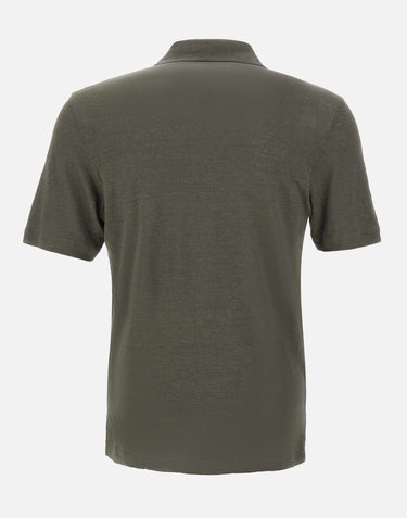 Polo in lino 60160 96803410 GRAN SASSO 