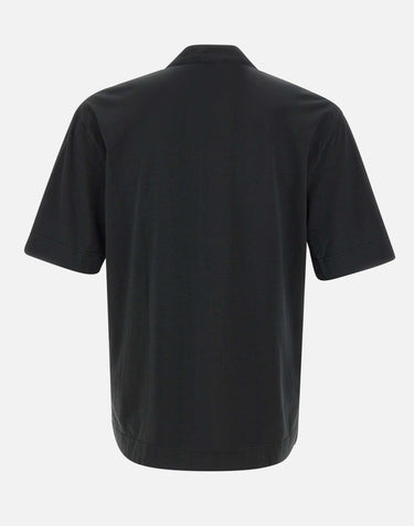GRAN SASSO Camicia in cotone vintage BLACK Uomo 