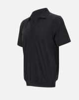 GRAN SASSO Polo in cotone BLACK Uomo 