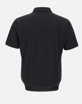 GRAN SASSO Polo in cotone BLACK Uomo 