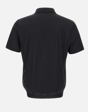 GRAN SASSO Polo in cotone BLACK Uomo 