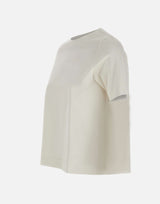 GRAN SASSO T-shirt in cotone filo di Scozia WHITE Donna 