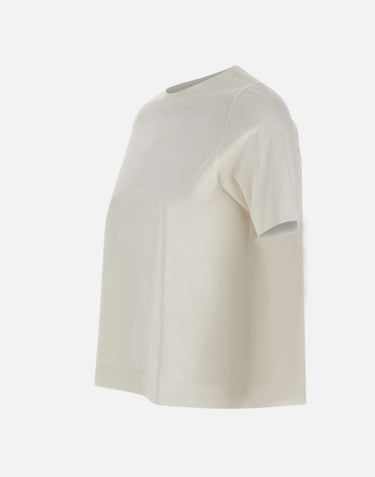 GRAN SASSO T-shirt in cotone filo di Scozia WHITE Donna 