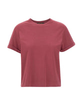 GRAN SASSO T-shirt in cotone a girocollo Pink Donna 