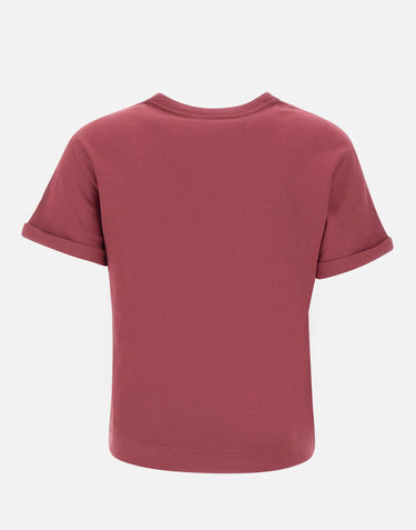 GRAN SASSO T-shirt in cotone a girocollo Pink Donna 