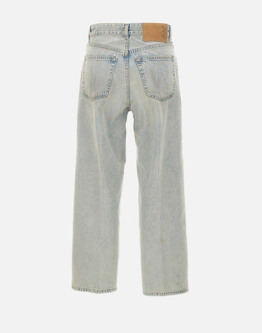 HAIKURE Jeans "Betty Soft Stained" Light Blue Donna 