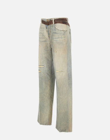 HAIKURE Jeans "Bonnie TLO" Light Blue Donna 