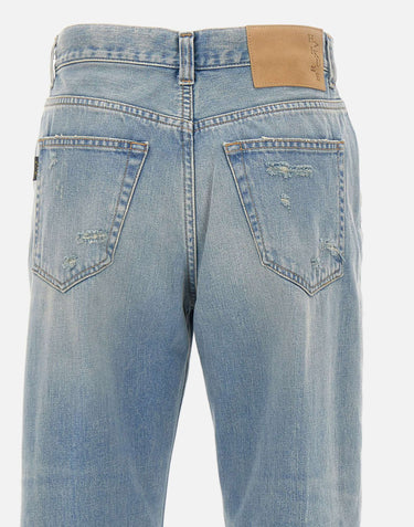 HAIKURE Jeans "Winny Broken Celestial" Light Blue Donna 