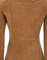HAIKURE Giacca "Temple Suede" BROWN Donna 